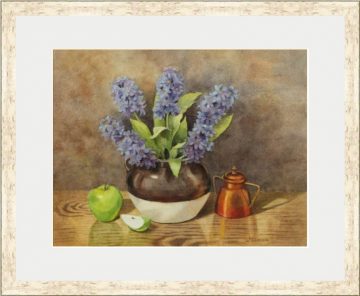 Lilac & Green Apples - Giclee Print