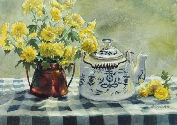 Morning Sunshine Tea - Giclee Print