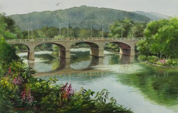 Riverside Bridge I – Binghamton NY - Giclee Print